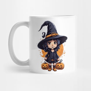 Halloween with Little Witch Mug